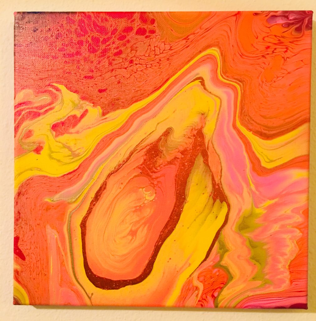 Yellow Flame
10" x 10"
$120