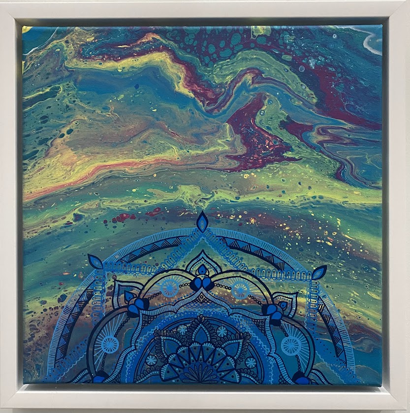 Stellar
Framed Painting
14” x 14” 
$250